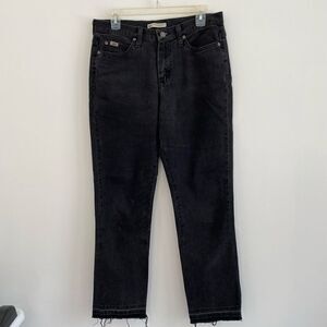 Y2K Lee Black Relaxed Boot Cut Jeans